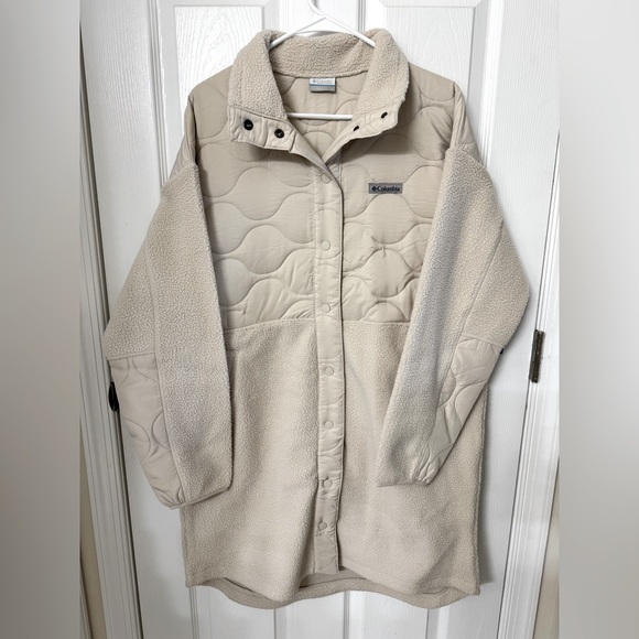 NWT Columbia Women's Cloud Point Long Fleece Jacket - Picture 2 of 3